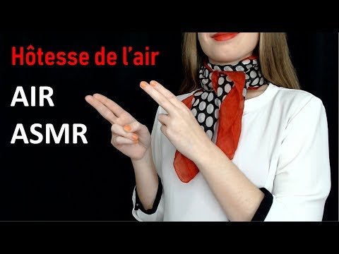 [ASMR] ROLEPLAY Hôtesse de l'air, ASMR français dans un avion ! Bruit blanc, personnal attention