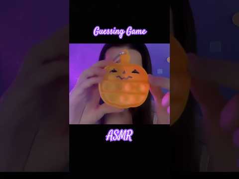 Close Your Eyes Guessing Game 🎃 #asmr #shorts