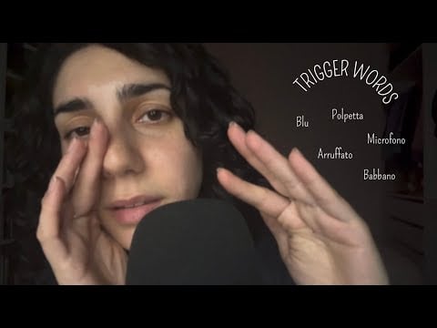 LE PAROLE CHE PIÙ VI TRIGGERANO | ASMR ITA (trigger words, whispering, finger flattering)