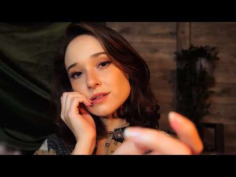 ASMR Artist in Love w/ Her Art| Breathy Whispers, Gentle Hand Movements, Fluffy Mic