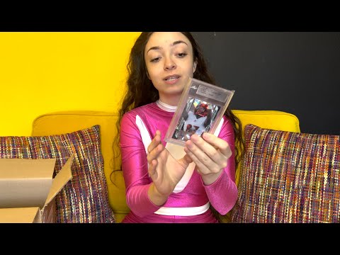 ASMR Pink Power Ranger Shows You her Graded Sports Card Slab Collection for Relaxation pt. 2