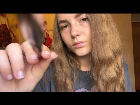 Asmr Face Brushing & Mouthsounds