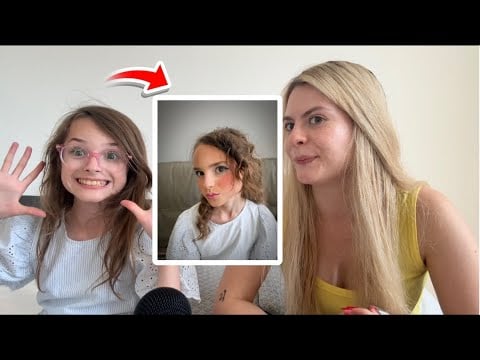 ASMR| Doing My Sisters Hair for a Ball!