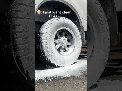 Client: I just want clean tires… say no more! #fyp #detailing #autodetailing