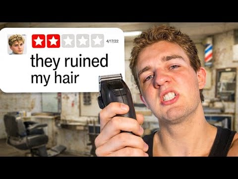 ASMR the WORST reviewed Haircut