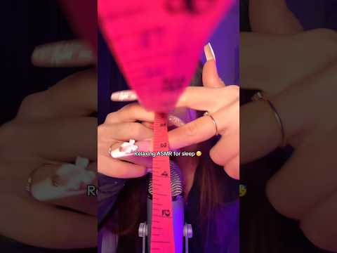 Relaxing ASMR for sleep 😴 Measurements, visual triggers 💋 #asmr #asmrsounds #asmrvideo #sleep