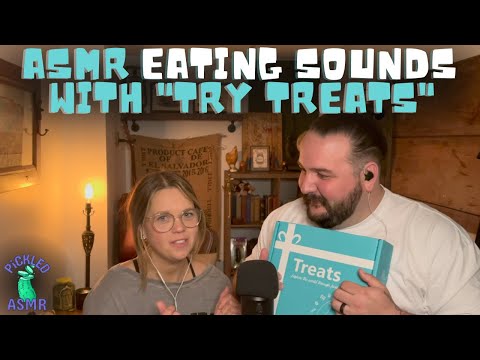 ASMR // Eating Sounds (Try Treats Snack Box)