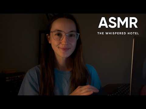ASMR The Whispered Hotel | Check-In for Relaxation 🏨