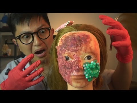 ASMR ROLEPLAY FACE CLINIC | Clean Your Face From Over Claim Product