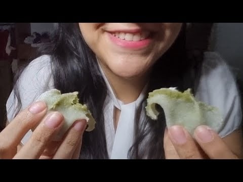 ASMR COMIENDO MOCHIS JAPONESES POR PRIMERA VEZ