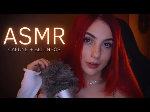 ASMR suave para você dormir bem (Kisses + cafuné + chuva)