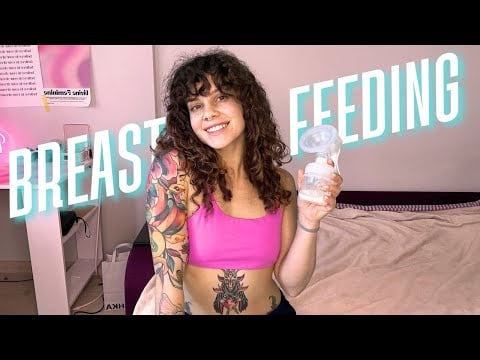 [4K] Breastfeeding with Daisy | Manual Breast Pump Tutorial