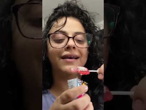 Asmr com pirulito explosivo! 🍭💥
