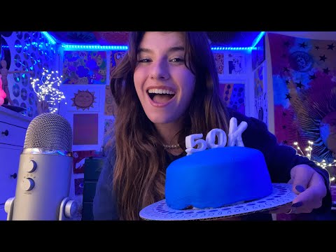 ASMR 50K SPECIAL [EATING CAKE🎂]