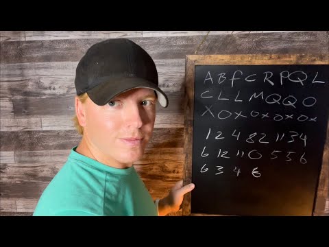 ASMR Chalkboard Eye Exam￼