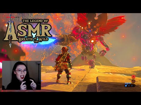 Breath of the Wild ASMR | Let's kick Fireblight Ganon's BUTT 🔥 (but in a relaxing way) 🦎