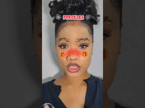 CUTE ✅️ or FAIL?❌️ Filters Pick My Christmas Makeup 🎄😳