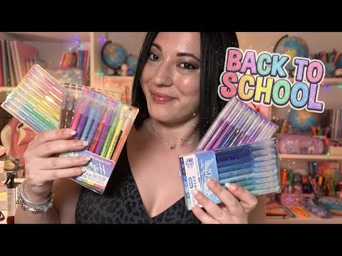 Back to School ASMR Si ricomincia 🏫📝