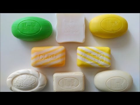 Dry Soap carving ASMR\ relaxing sounds\ No talking. Satisfying ASMR video\ Cutting soap