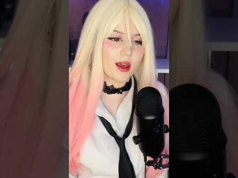 🌙 ASMR anime cosplay Marin Kitagawa 💗 relaxing video (full on my channel)