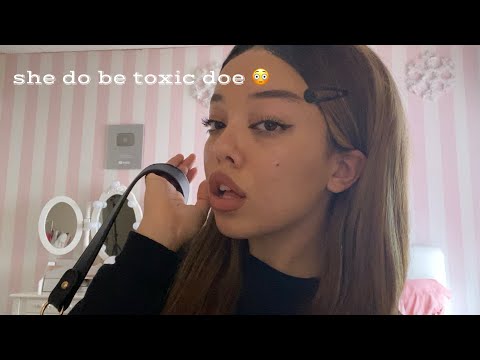 asmr//toxic friend goes shopping with u!