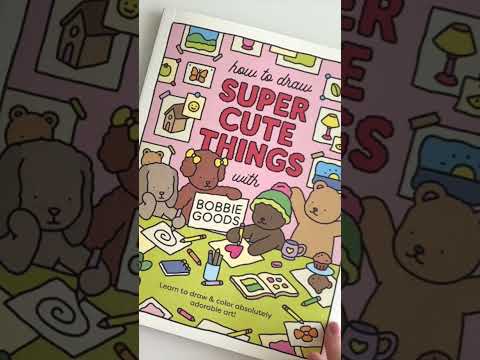 Asmr Bobbie Goods Coloring Book 🐻❤️ #diarydecoration #drawingtutorial