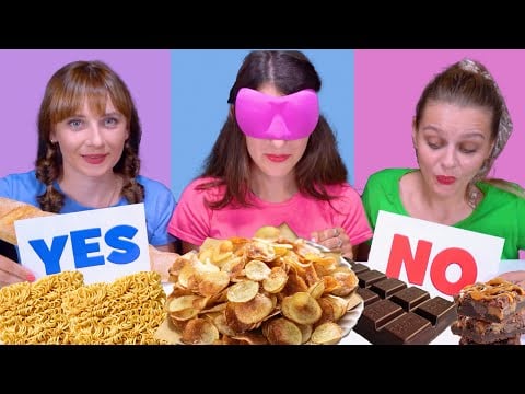 ASMR Ultimate Yes or No Food Challenge Compilation: Chips, Candy, and Crazy Choices!