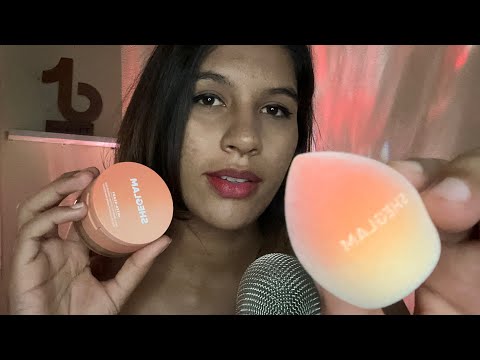 ASMR RECEBIDOS DA SHEGLAM ( sons de maquiagem satisfatório)