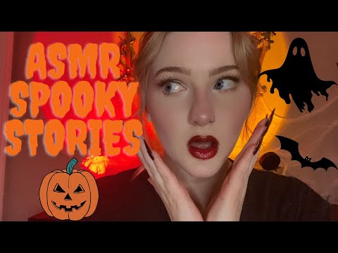 ASMR Spooky Stories + Special Surprise 🔮👻🎃UP-CLOSE WHISPERING