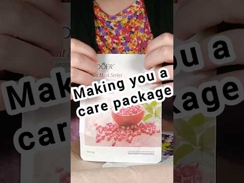 Are you having a BAD day? Relax as I make you a care package #asmrlikeasandbox #tappingandscratching