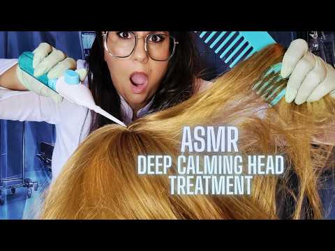 HEAD TREATMENT ASMR RELAXING SLEEP AID SOOTHING SOFT WHISPERS ASMR  TINGLES AND TRIGGES