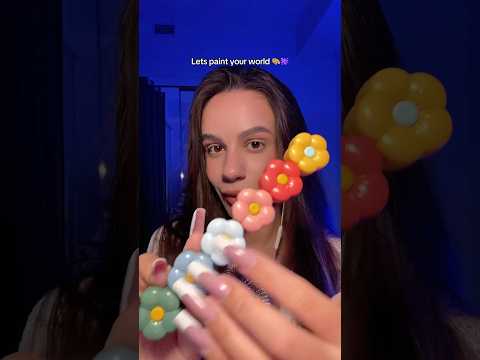 Lets paint tour world ASMR! 🎨🫟#asmr #asmrvideo #asmrsounds #sleep #tingles