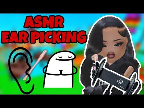 Roblox ASMR ☆ BINAURAL EAR PICKING AND CLEANING, tingle Galoreeeeeee  .𖥔 ݁ ˖ִ ࣪⚝₊ ⊹˚