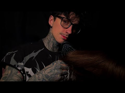 ASMR Brushing Your Hair While You Sleep 