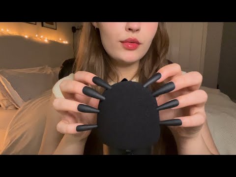 ASMR 1 HOUR OF MIC SCRATCHING | bare, foam, & fluffy mic🎙️✨