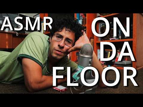 asmr on the floor in front of the fan because it's hot
