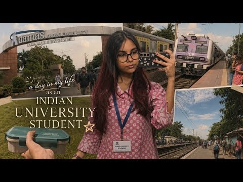 A Day in My Life as an Indian University Student 🍃🪷