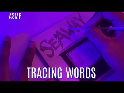 ASMR Fast Tracing Words (No Talking)