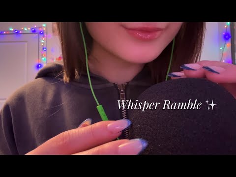 ASMR Clicky Whisper Ramble & Gentle Mouth Sounds 🤍
