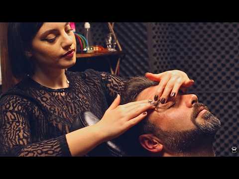 ASMR BACK & HEAD MASSAGE FOR DEEP SLEEP 🖤