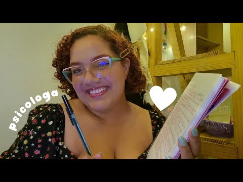 ASMR PSICÓLOGA CUIDANDO DE VOCÊ 💕✨