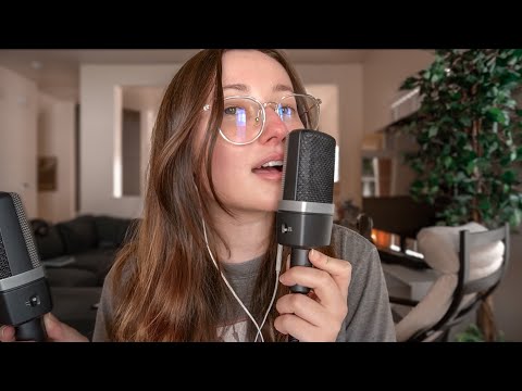 ASMR Close & Breathy Binaural Whispers✨💤