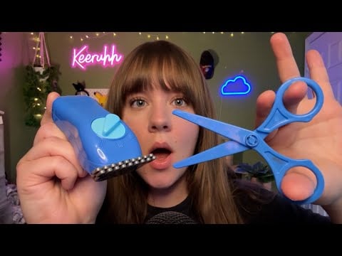 ASMR Barbershop Toy Set 💈✂️ (haircut & shave)