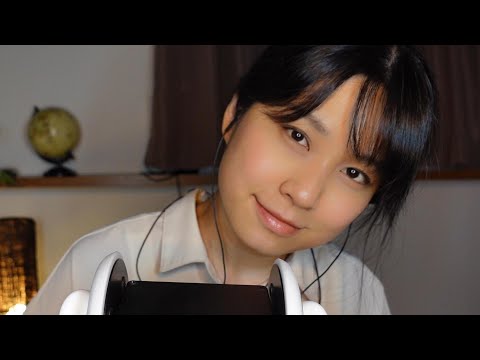 ASMR ふわふわ圧迫✨耳奥まで梵天 ＆ 癒しの耳ふぅ～～ くすぐったいを感じながらの睡眠