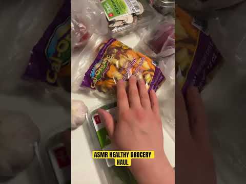 ASMR HEALTHY GROCERY HAUL #asmr #groceryhaul #asmrgroceryhaul