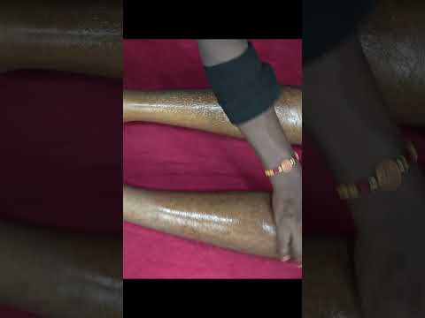 Relaxing ASMR Leg Massage #shorts