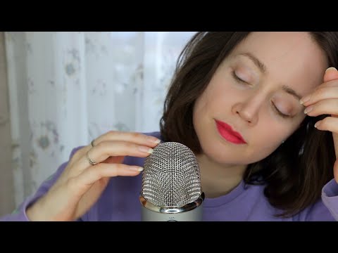 ASMR Microphone Nail Scratching 🎤 (No Talking)