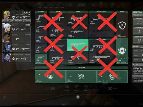 Valorant- Trying to get a kill with every gun in one game