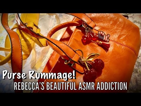 ASMR Purse Rummage! (No talking Version) Switch from Summer to Fall purse.