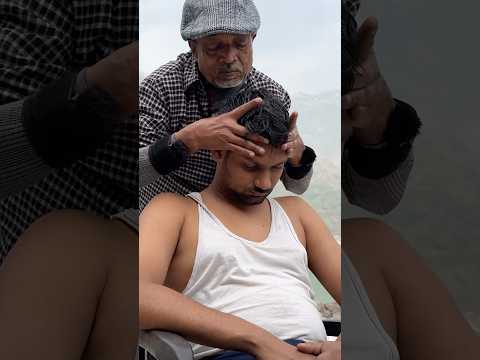 ASMR Head Massage in Nature By Waris Barber #asmr #headmassage #asmrsounds